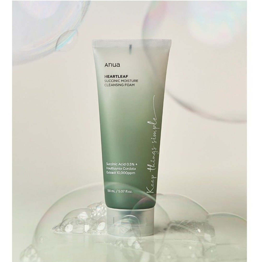 ANUA - Heartleaf Succinic Moisture Cleansing Foam - 150ml