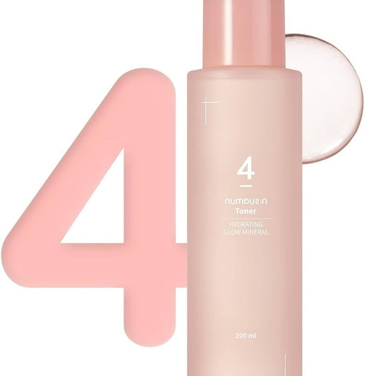 numbuzin - No.4 Hydrating Glow Mineral Toner - 200ml