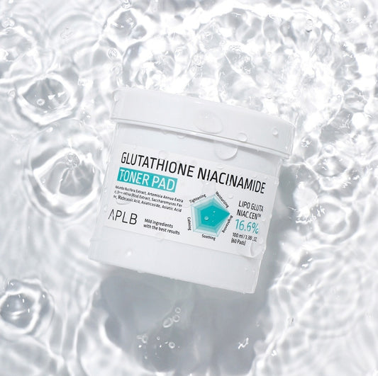 APLB toner Glutathione and niacinamide pads